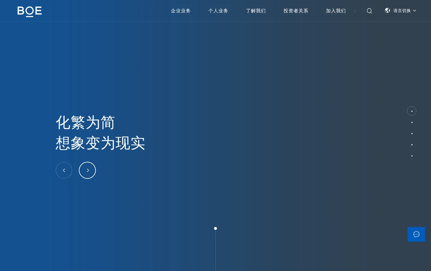 京东方科技集团股份有限公司 页面快照